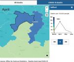 Coronavirus deaths Salford for April
